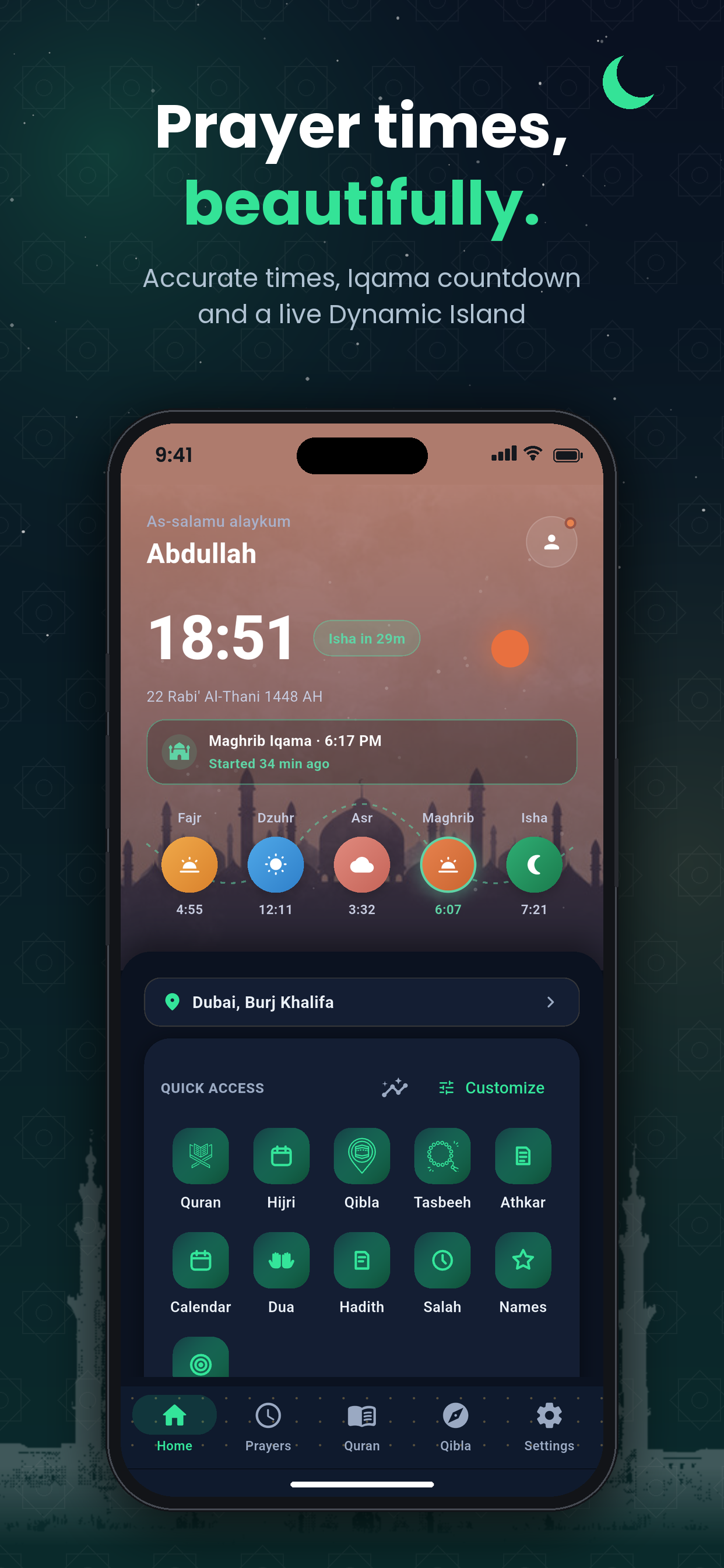 Prayer times